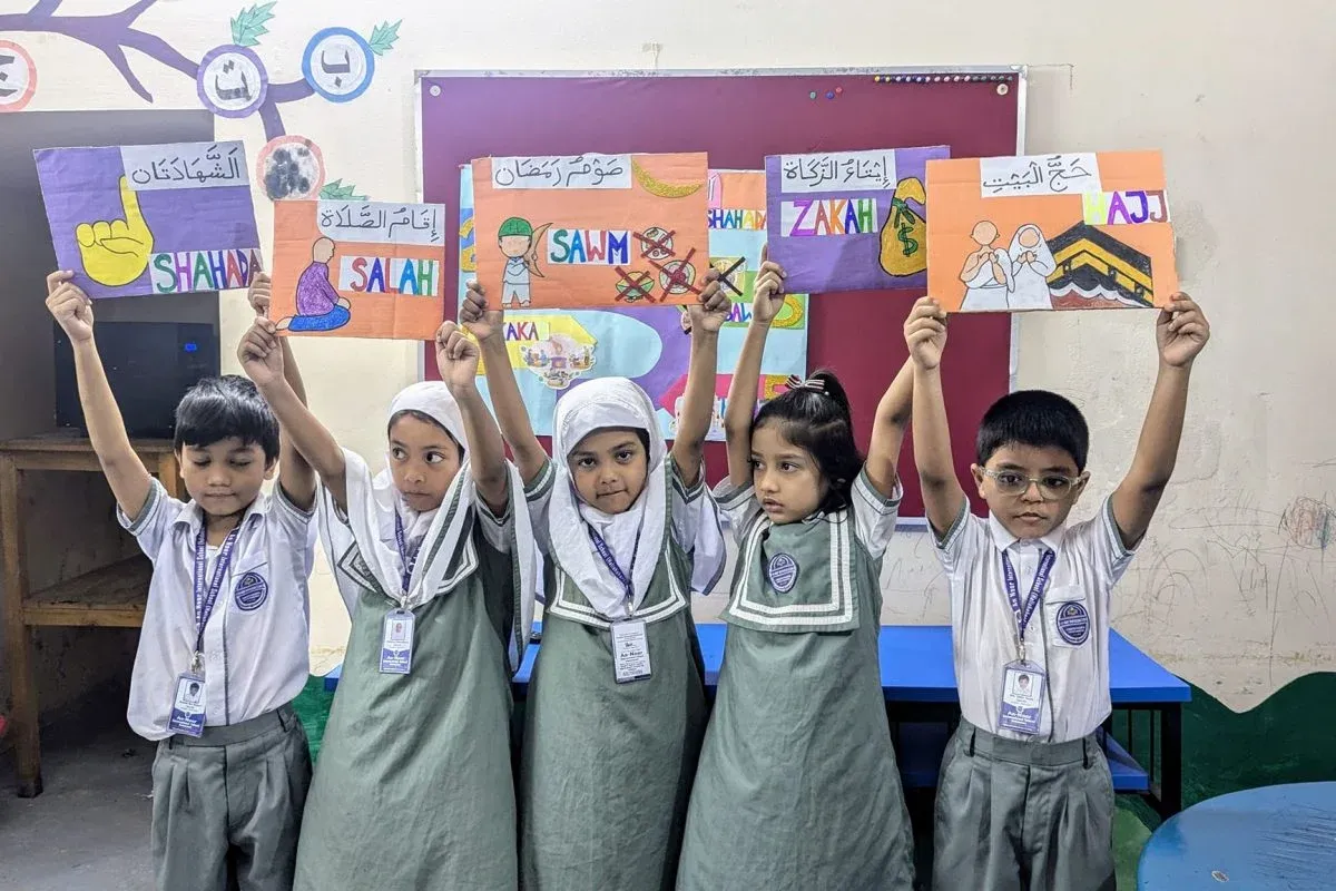 Our children at An-Noor Islamic English School