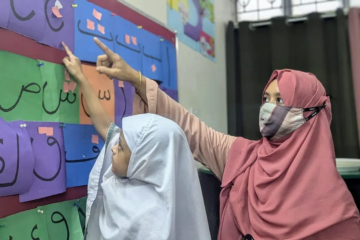 Our children at An-Noor Islamic English School