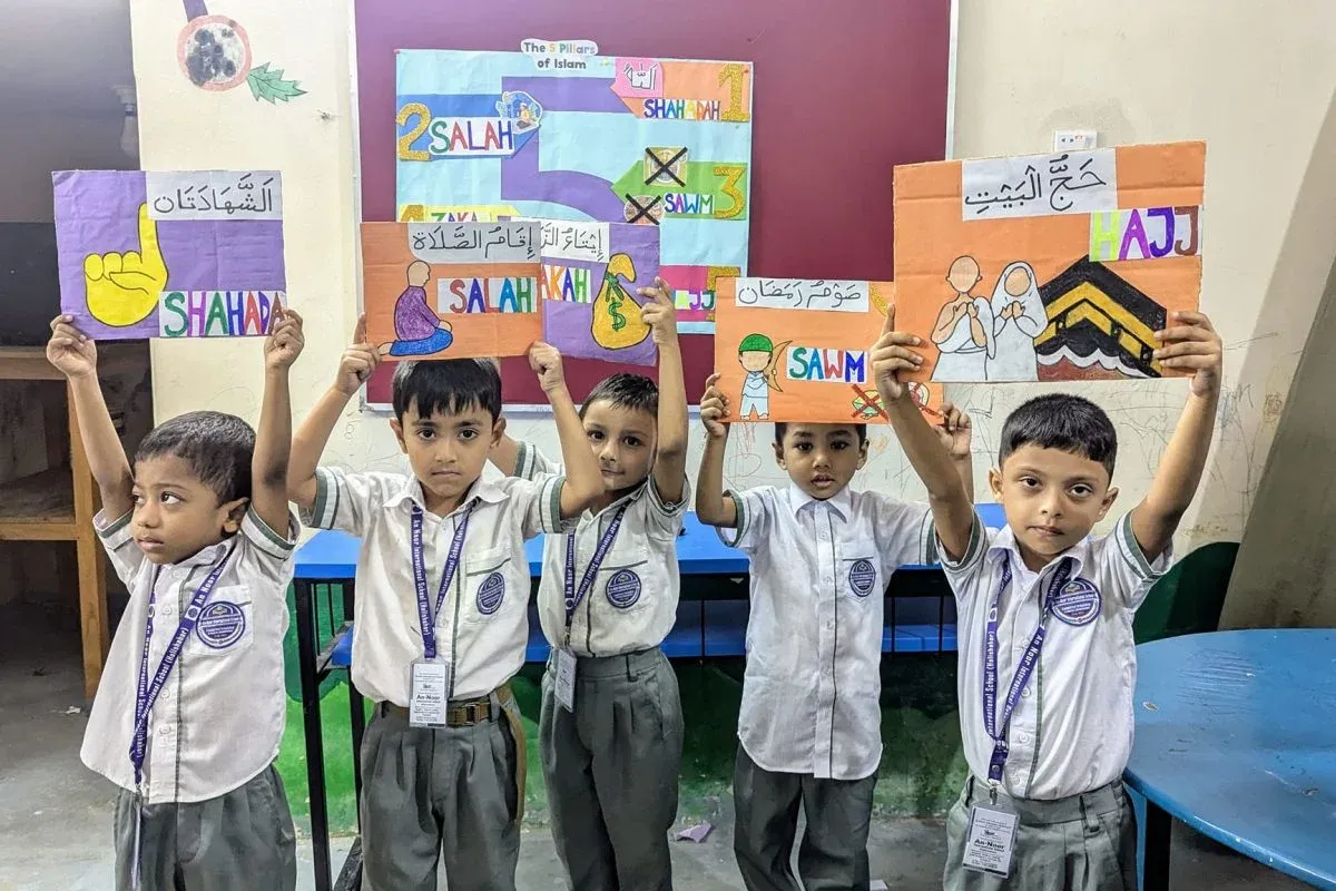 Our children at An-Noor Islamic English School